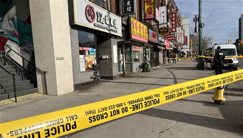 Two men stabbed during fight in downtown Toronto; Suspect in custody